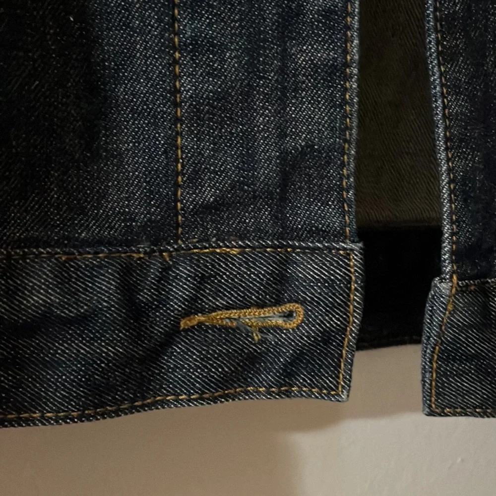 Eddie Bauer large denim jacket good condition - Picture 4 of 5